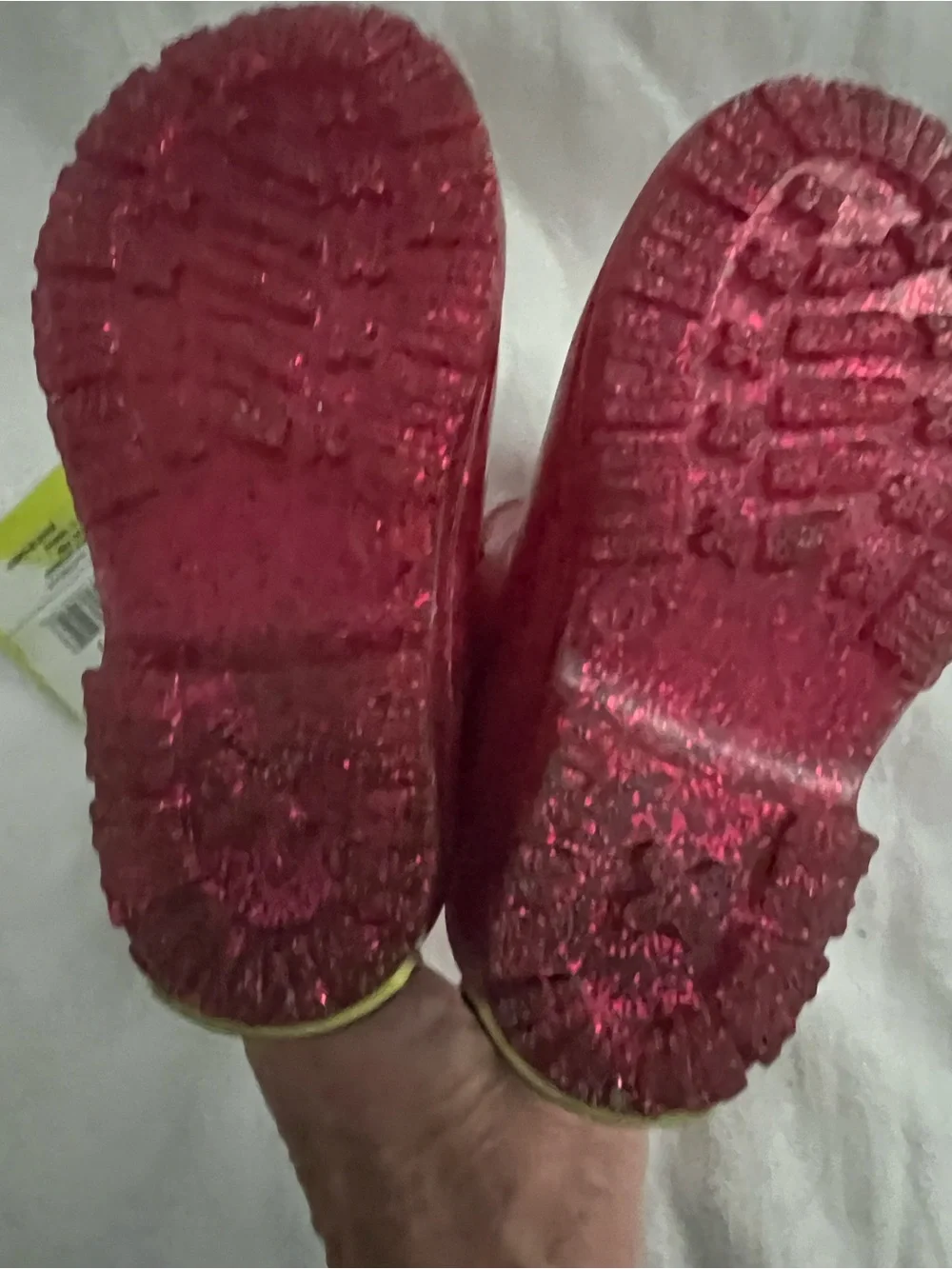 Western Chief Pink Waterproof Pull-Handle Rain Boots NWT